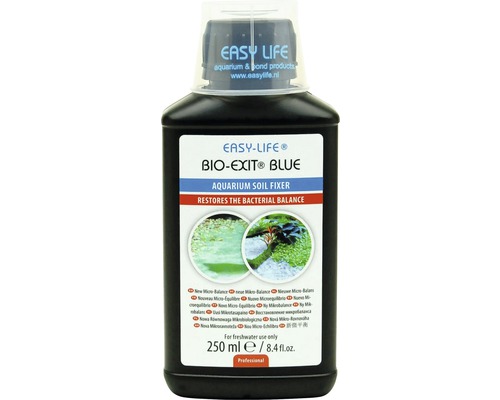 Mikro-Balance EASY LIFE Bio-Exit Blue 250 ml Easy Life Bio-Exit Blue Aquarium Bodengrund-Fixierer, 250 ml