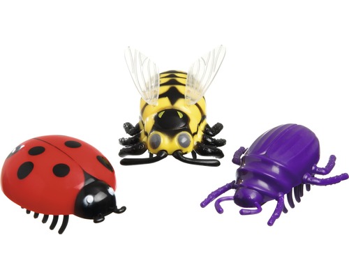 Jouets pour chats scarabée, abeille, araignée, couleurs assorties Insectes jouets, composés d''une coccinelle, d''une guêpe et d''un scarabée