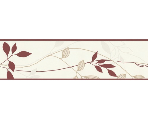 Frise 2496-30 Only Borders vrille de feuilles 5 m x 17 cm Frise de papier peint avec motif de feuilles