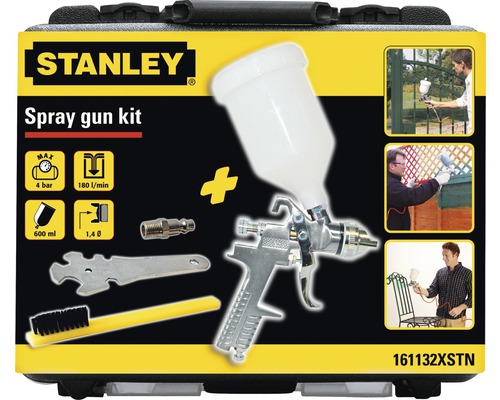 Stanley Farbspritzpistole Set