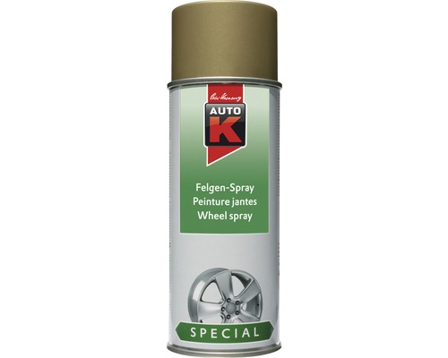 Auto-K peinture en aérosol spray jantes or 400 ml