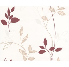 Papier peint à motif de feuilles