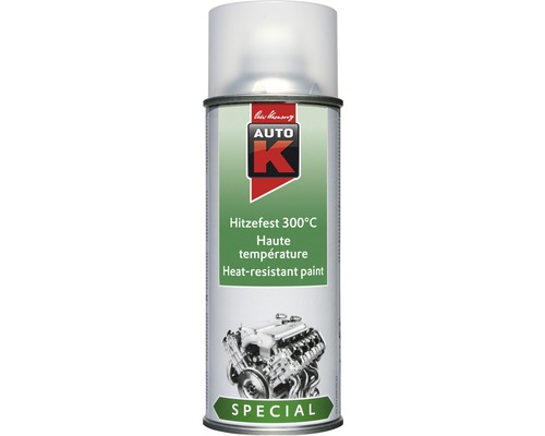 Auto-K Spécial peinture en aérosol vernis incolore 400 ml résistant à la chaleur jusqu'à 300 °C