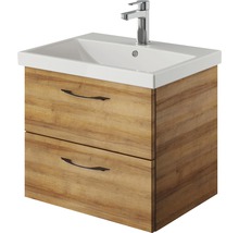 Waschtischunterschrank Pelipal Xpressline 4035 BxHxT 56 x 48,2 cm x 43,5 cm Frontfarbe eiche riviera 4035.475601
