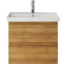 Waschtischunterschrank Pelipal Xpressline 4035 BxHxT 56 x 48,2 cm x 43,5 cm Frontfarbe eiche riviera 4035.475602
