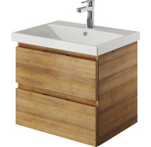 Waschtischunterschrank Pelipal Xpressline 4035 BxHxT 56 x 48,2 cm x 43,5 cm Frontfarbe eiche riviera 4035.475602