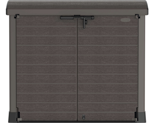 Cache-poubelle DuraMax 145 x 82,5 x 125 cm marron