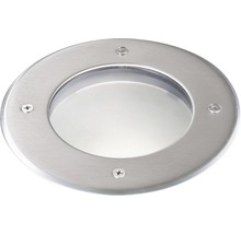 Spot encastrable au sol rond en acier inoxydable