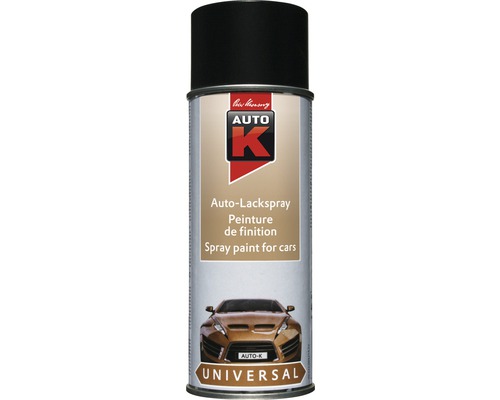 Auto-K Universal Lackspray schwarz seidenglänzend 400 ml