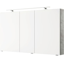 Spiegelschrank Pelipal Xpressline 4035 120 x 14,5 x 70,3 cm grau 3-türig LED IP 44