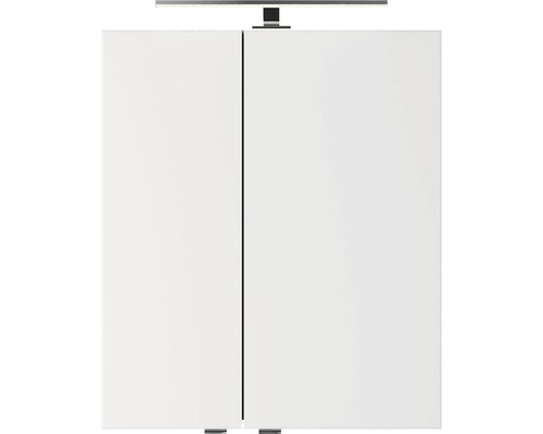 Armoire de toilette Pelipal Xpressline 4035 60 x 14,5 x 70,3 cm gris 2 portes led IP 44