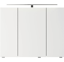 Spiegelschrank Pelipal Xpressline 4035 90 x 14,5 x 70,3 cm grau 3-türig LED IP 44