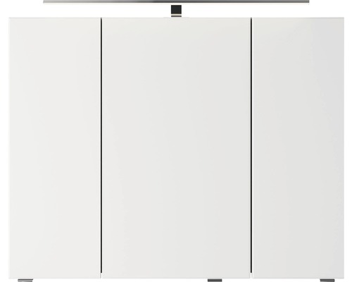 Armoire de toilette Pelipal Xpressline 4035 90 x 14,5 x 70,3 cm gris 3 portes led IP 44