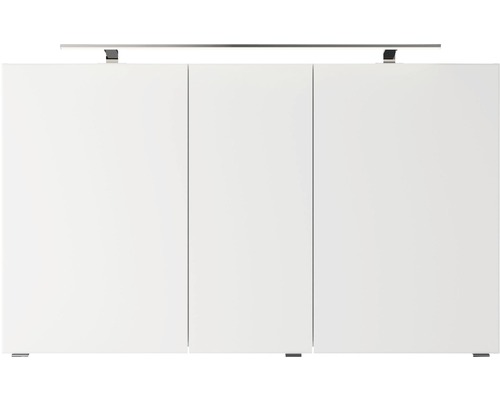Armoire de toilette Pelipal Xpressline 4035 120 x 14,5 x 70,3 cm blanc 3 portes LED IP 44