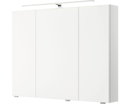 Weißer Kleiderschrank mit Beleuchtung für das Schlafzimmer
