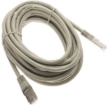 Câble Ethernet CAT 6 2x RJ45 (8p8c) connecteur 0.5 m gris Bleil 35276-thumb-0