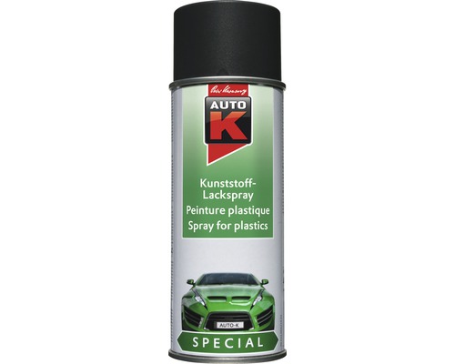 Auto-K Spécial peinture en aérosol pour plastiques anthracite 400 ml