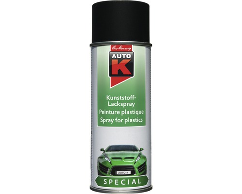 Auto-K Special Kunststoff Lackspray schwarz 400 ml Auto K Kunststoff Lackspray Dose