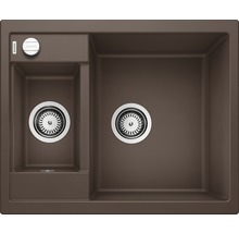 Spüle mit zwei Becken und Abtropffläche