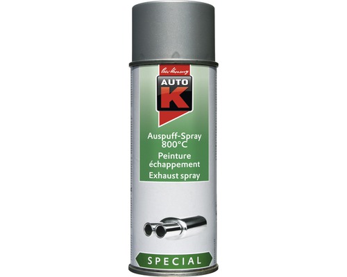 Auto-K Spécial peinture en aérosol pour pot d'échappement argent 400 ml