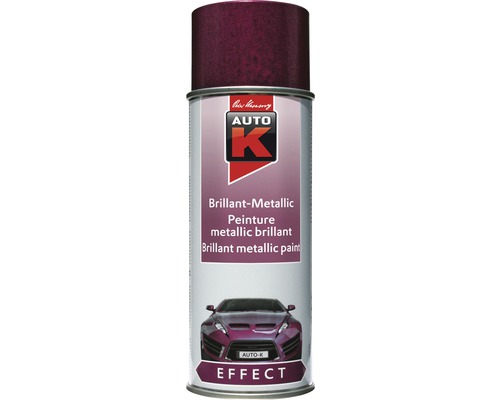 Auto-K Effect brillant-métallique peinture en aérosol rouge indy 400 ml