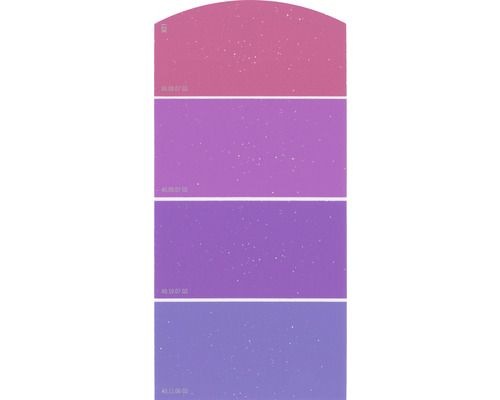 Farbmusterkarte mit verschiedenen Farbtönen