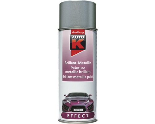 Auto-K Effect brillant-métallique peinture en aérosol argent Silverstone 400 ml