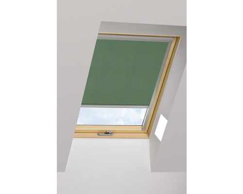 Store tamisant FAKRO ARP vert foncé manuel 78x140 cm (07)