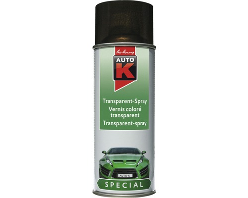 Auto-K Spécial peinture en aérosol transparente noir 400 ml Aérosol transparent spécial Auto K