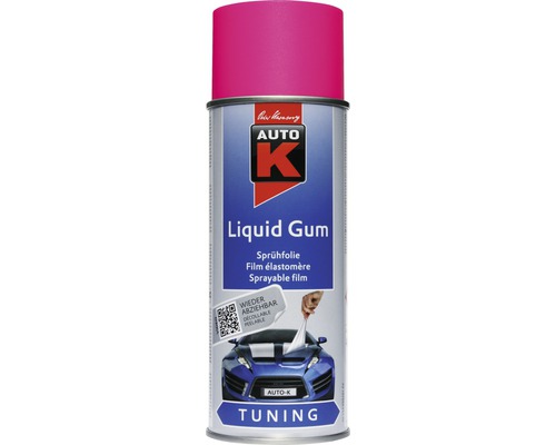 Auto-K Tuning Liquid Gum film en pulvérisation rose vif fluo 400 ml