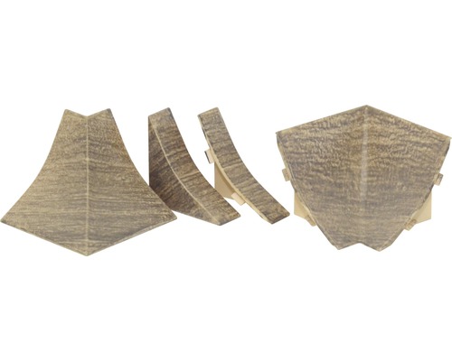 Différentes vues d''une moulure d''angle