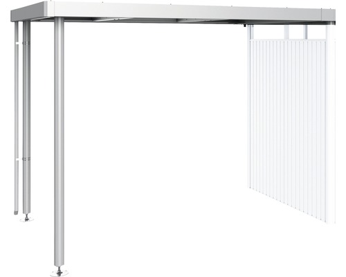 Toiture latérale biohort pour HighLine H2 282 x 195 cm argent métallique