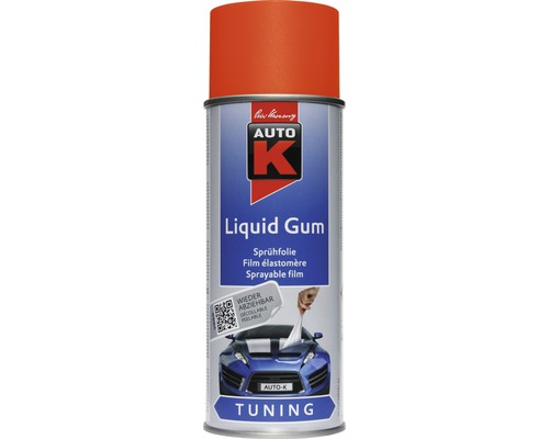 Auto-K Tuning Liquid Gum film en pulvérisation orange fluo 400 ml