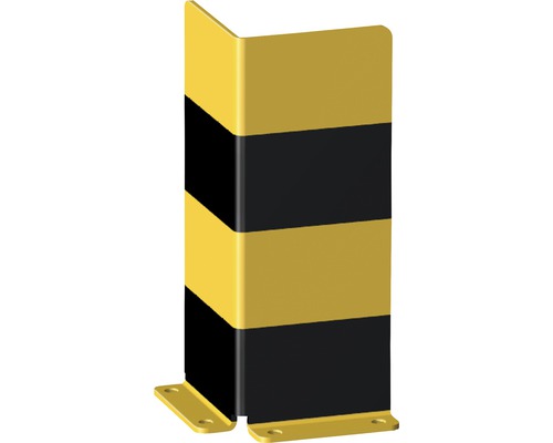 Rammschutz Anfahrschutz L-Winkel gelb schwarz, zum Aufschrauben
