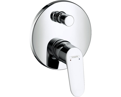 Mitigeur bain/douche monocommande encastré hansgrohe Focus avec combinaison de sécurité intégrée selon EN1717 31946000