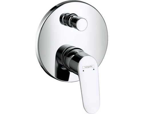 Unterputz Wannenmischer hansgrohe Focus 31946000 mit integrierter Sicherungskombination nach EN1717 31946000