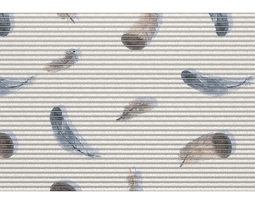Tapis antidérapant en mousse souple Feather 50x80 cm