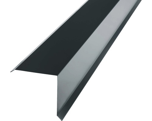 Angle d'arête PRECIT pour tuile métallique gris anthracite RAL 7016 2000 x 95 x 100 mm