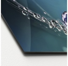 Tableau en verre Drop On Water 30x80 cm