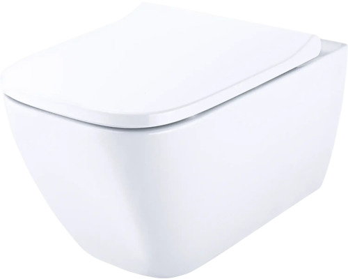 SMYLE SQUARE RIMFREE®, WC Suspendu de salle de bain par Grandbains.