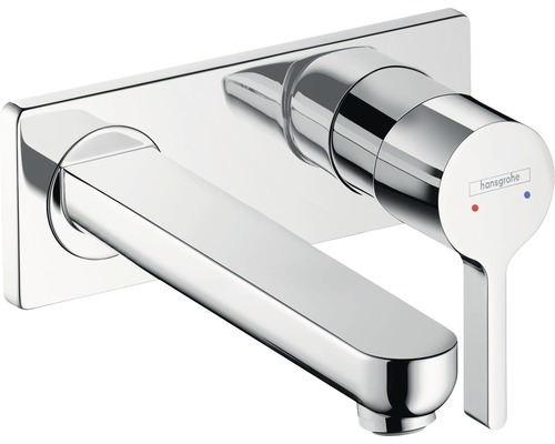 hansgrohe Waschtischarmatur Unterputz METRIS chrom ohne Unterputzgrundkörper 31163000