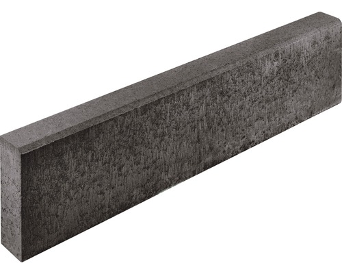 Beton Tiefbordstein anthrazit einseitig gefast 100 x 8 x 25 cm-0