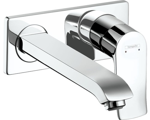 Robinet de lavabo encastré hansgrohe Metris chrome 31086000 sans corps de base à encastrer