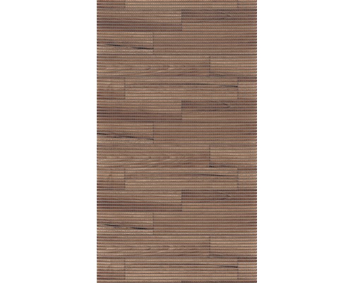 Anti-Rutsch-Matte Plank braun 130 cm breit Meterware Helles Fliesenmuster in Holzoptik