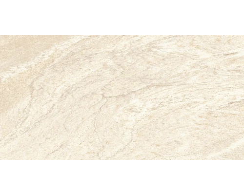 Carrelage sol et mur en grès cérame fin Sahara antislip crème 32 x 62,5 cm