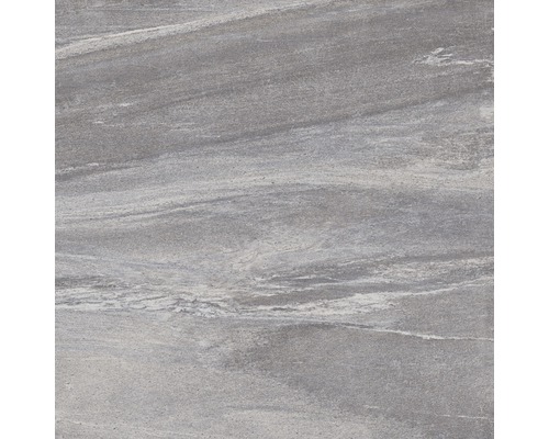 Carrelage pour sol en grès cérame fin Sahara antislip gris 60x60