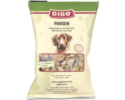 Paquet de nourriture pour chiens Dibo tripes