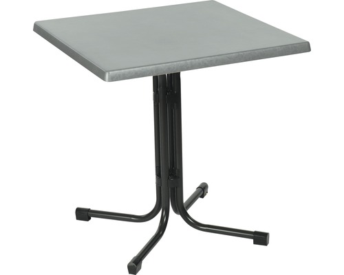 Table de jardin Acamp Piazza 70x70x72 cm anthracite