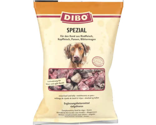 Dibo Spécial Aliment complémentaire surgelé pour chiens au bœuf en sachet