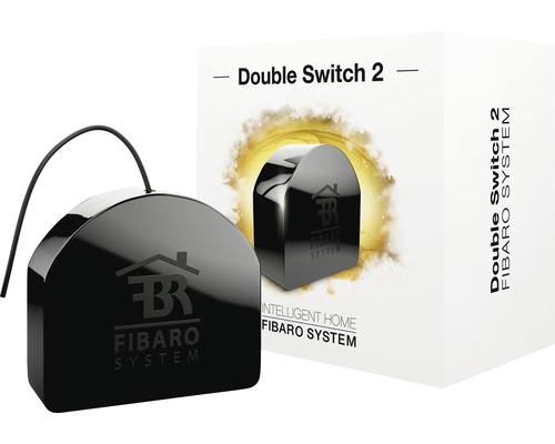 Relais Fibaro Double Switch 2 avec fonction de répétition - compatible avec SMART HOME by hornbach
